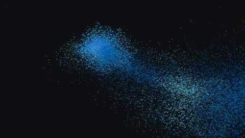 Close version 4k cloud Computing concept numbers flocking animation 動画素材 77171315