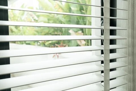 Close up vertical blinds Stock Photos