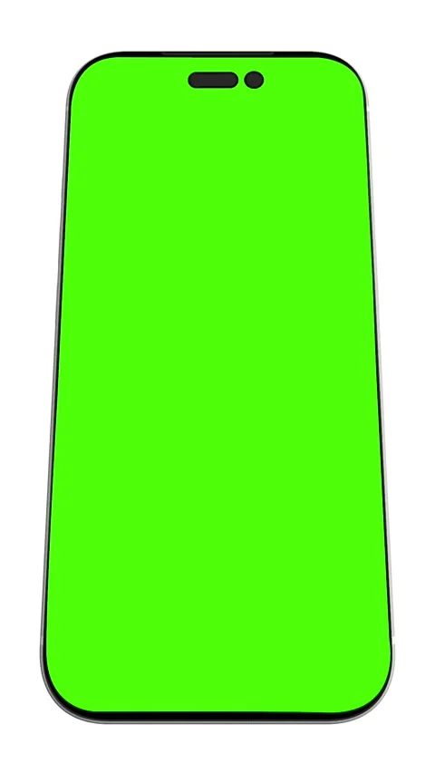 Close Up Vertical Green Screen Smartphone Mockup Animation, Full Mobile Phone C Video stock 341927011