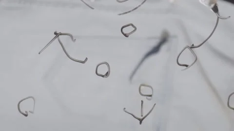 Close up Vertical video of soccer coach explaning game tactics on glass drawing Stock Footage 225067982