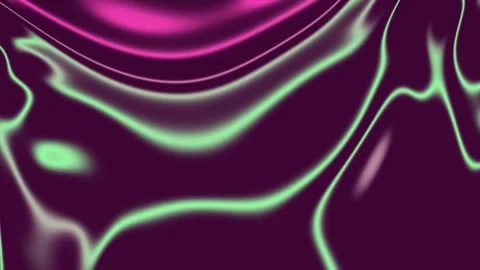 Close-up of a vibrant flowing motion in an abstract digital illustration, s.. Stock Footage 329085843