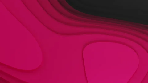 Close up of vibrant pink background with stepped landscape morphing Stock Footage 273577163