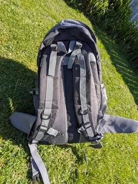 Close-up video of backpack straps and waist belt Stock-Fotos