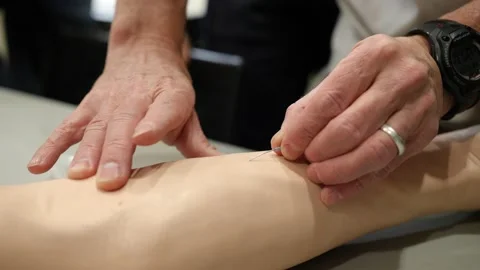 Close up video of intravenous injection Stock-Footage 142239720