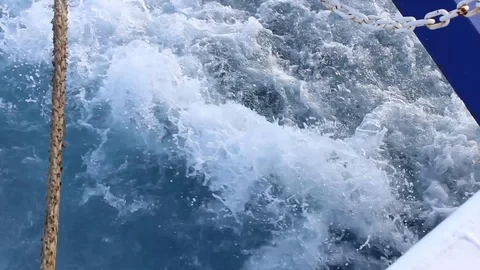 Close-up video shoot of waves at sunset time Stock Footage 93007920