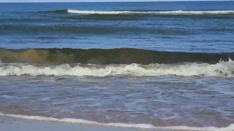 Close video shot of waves Stock Footage 99118655