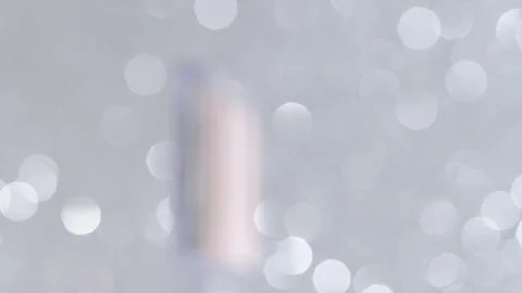 Close-up video showcases a rotating professional makeup eyeshadow palette Stock Footage 258655645