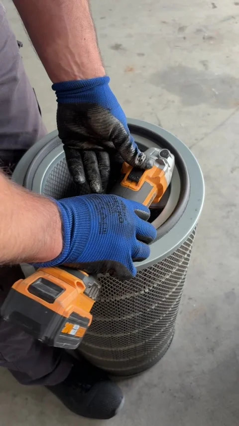 A close-up video of a skilled worker's hands Stock Footage 317010393