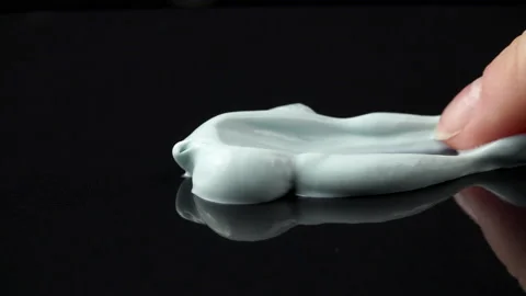 Close-up video of smearing toothpaste Stock Footage 140720299