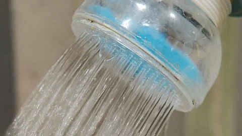 Close up video of water flowing Stock Footage 307473223