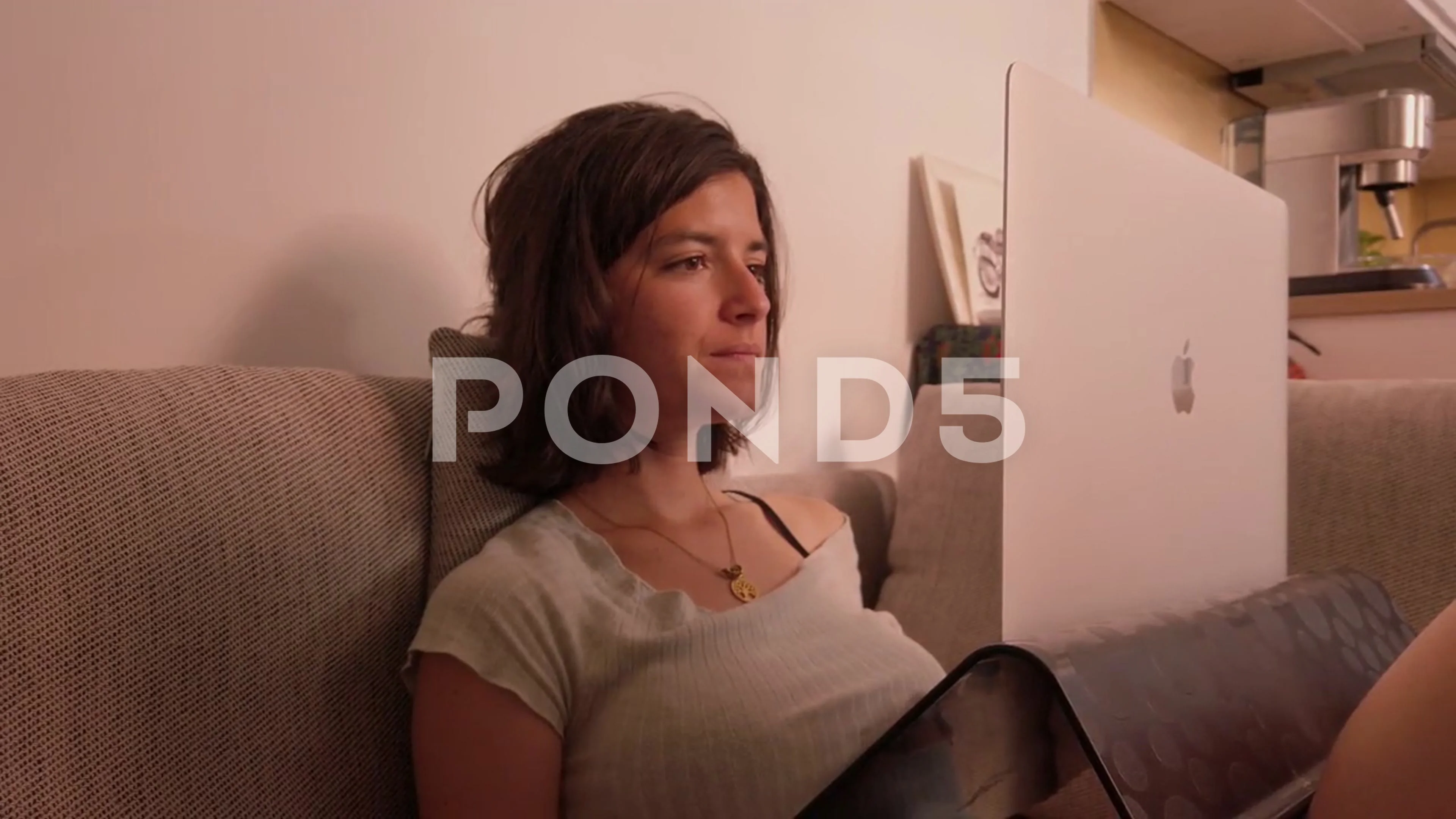 Close up video. Young Spanish girl works... | Stock Video | Pond5