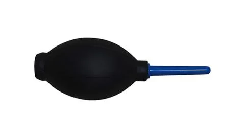Close-up view of air blower for camera cleaning on white background Stock Photos