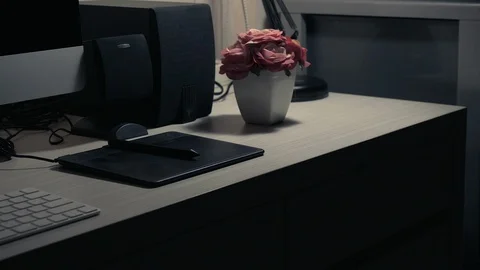 Close up view of Apple iMac 27 inches 5K computer Stock Footage 115731880