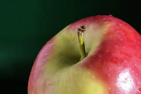 Close up view of an apple 写真素材