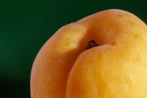 Close up view of an apricot Stock Photos