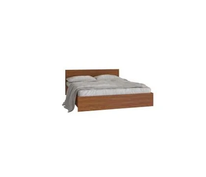 Close up view of bed isolated on white background. Stock Photos