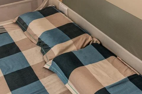 Close up view of bedding Stock Photos