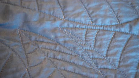 Close-up view of a bedsheet blanket texture 스톡 동영상 237812266