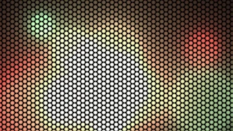 A Close-up View of a Beehive Pattern, Showing Hexagonal Cells in a Honeycomb Stock Footage 335897942