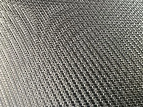 Close up view of black patterned seat cover looks beautiful as a background Stock Photos