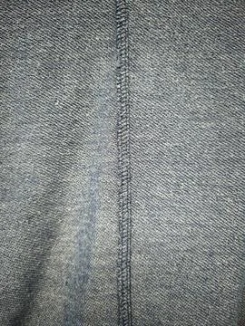 Close Up View of Blue Fabric Texture with Seam Stitch Detail Stock Photos