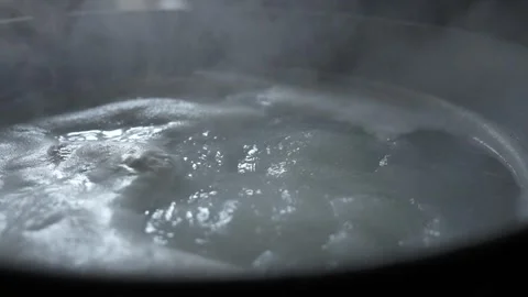 Close-up view of boiling palm sugar Stock Footage 261931115