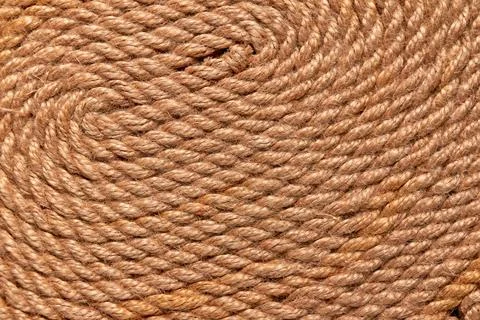 Close up view of brown rope pattern. Foto stock