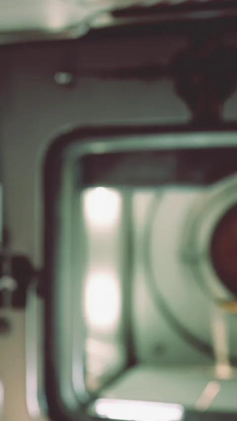 Close up view of a camera lens with a clear focus on light and shadows Stock Footage 338420805