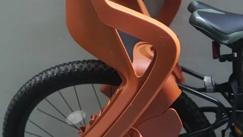 A close-up view of a chair showcasing its seat and back, highlighting the design Video stock 301582517