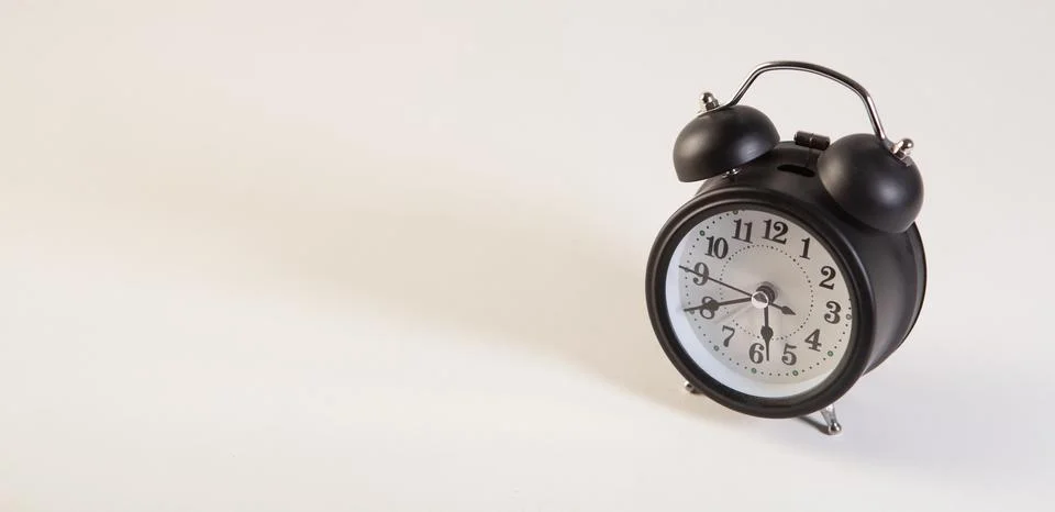 Close up view of clock with falling down Stock Photos