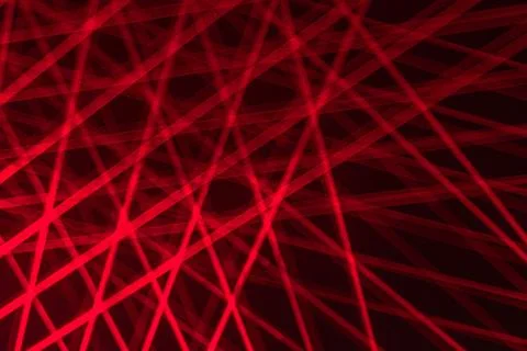 Close-up view of a complex red line pattern on a gray surface, abstract sty.. Foto stock