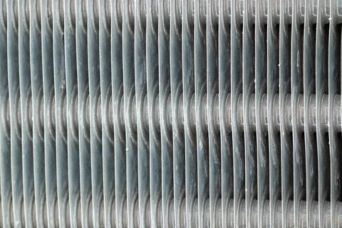 Close up view of coolent vent core Foto stock