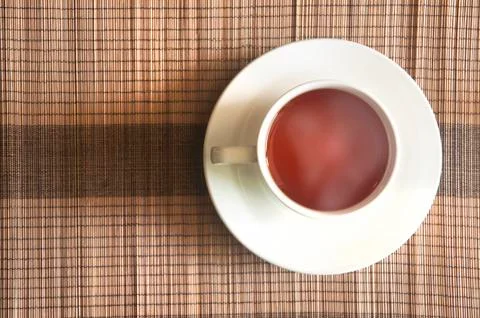 Close Up View Of A Cup Of Tea Foto stock
