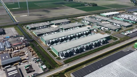 Close up view of data center, big tech, cloud data, computing center Stock Footage 311126558