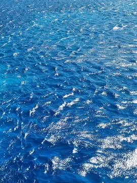 Close-up view of deep blue Aegean Sea Stock Photos