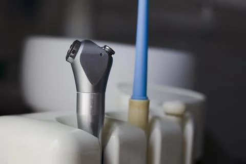 Close-up view of dental  teeth   tool Foto stock