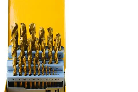 Close up view of drill borr set. Construction. Equipment. 写真素材