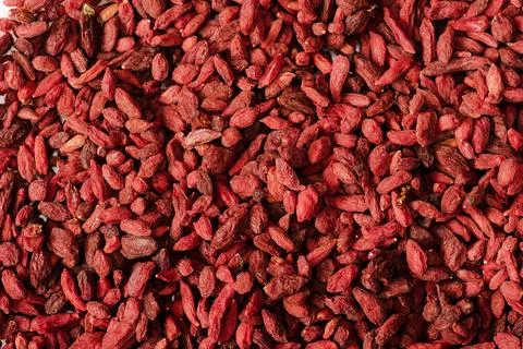 Close view dry goji berries Stock Photos