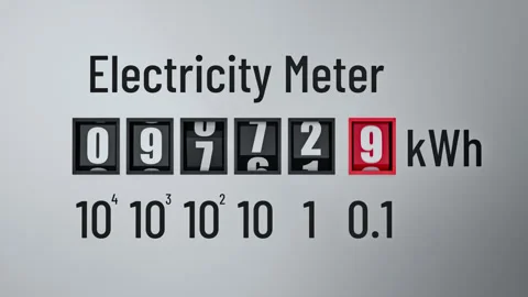 Close-up view of electrometer measuring 2 Video stock 314001939