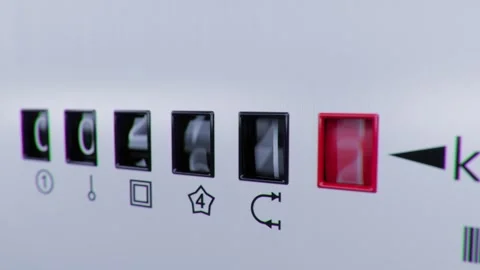 Close-up view of electrometer measuring electricity consumption. Stock Footage 300125520