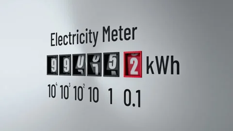 Close-up view of electrometer measuring Stock Footage 314001922