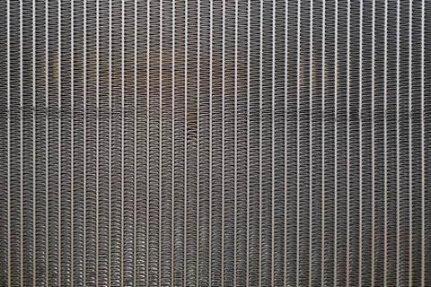Close-up view of engine cooling radiator background Stock Photos