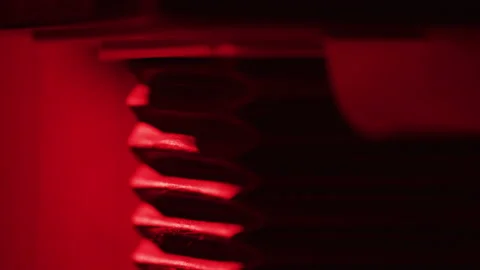 Close up view of an enlarger Stock Footage 214859745