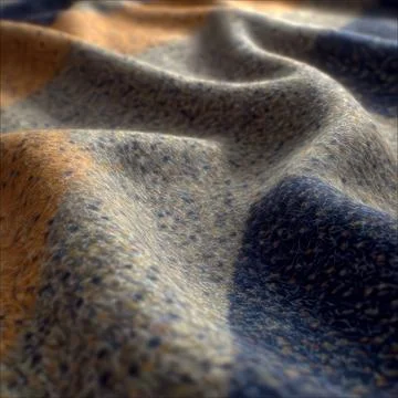 Close view of fabric with multiple colors showing texture and patterns duri.. 스톡 일러스트