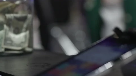 Close-up view of female hands serving delicious, refreshment drink Stock Footage 222861002