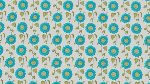 Close-up view of Floral wallpaper texture seamless Stock Footage 259462977