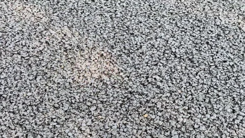 Close up view of fresh asphalt Stock Footage 275612010