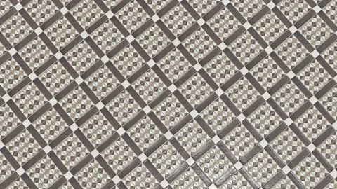 Close-up view of geometric tile Stock Footage 262727137