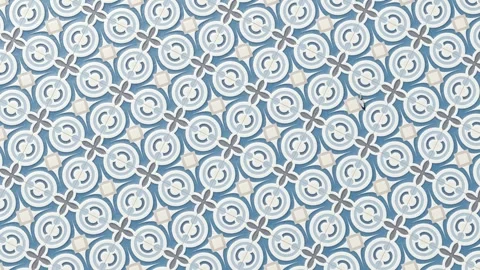 Close-up view of geometric tile Stock Footage 264204298