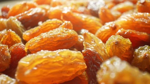 A close-up view of green raisins. 動画素材 275884279